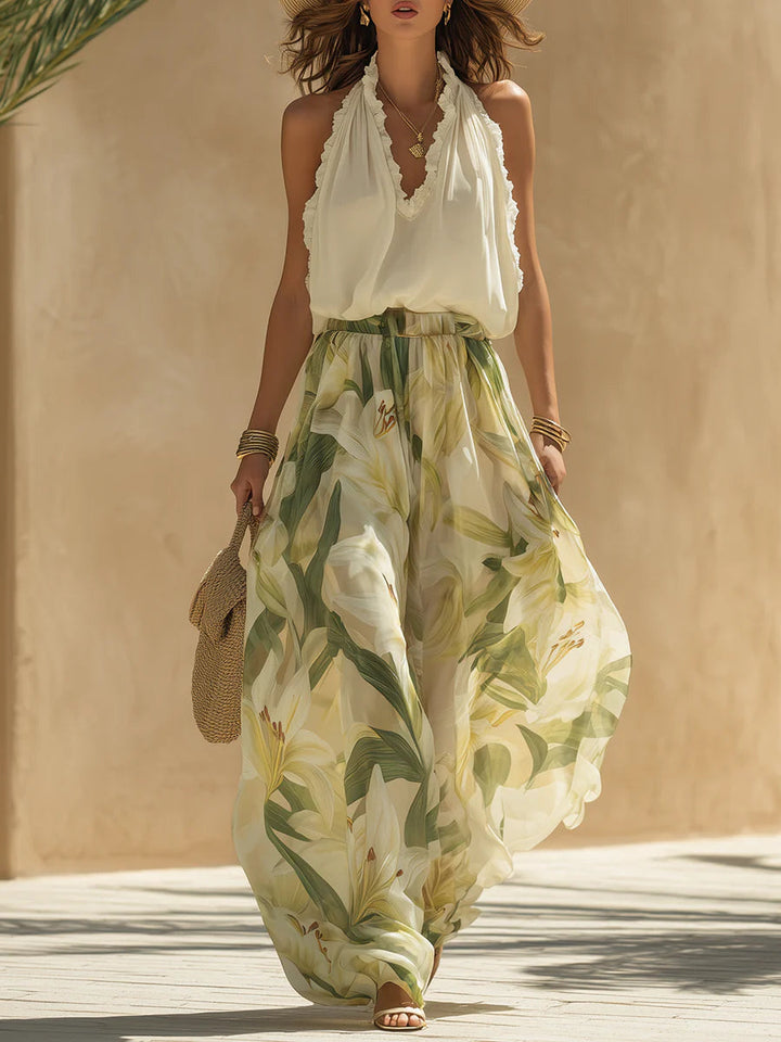 Luva | Ruffle Top & Lily Pants Set