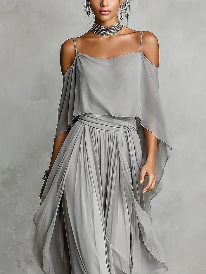Isabella | Off-the-Shoulder Top and Pants Set