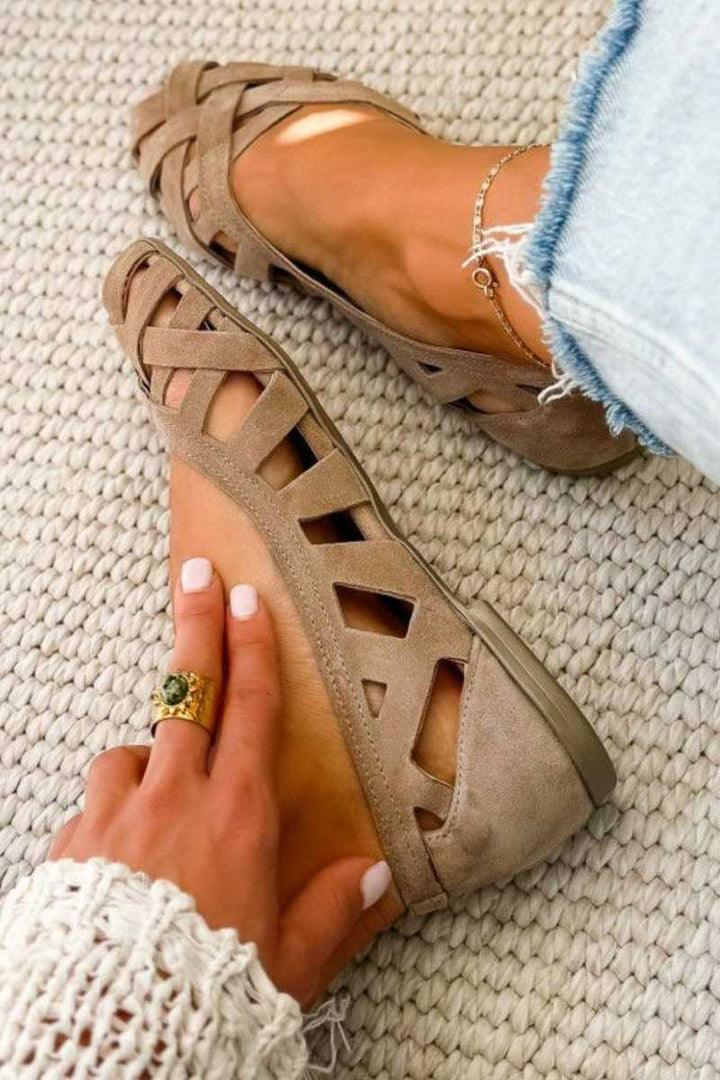 Lorraine | Woven Flat Sandal