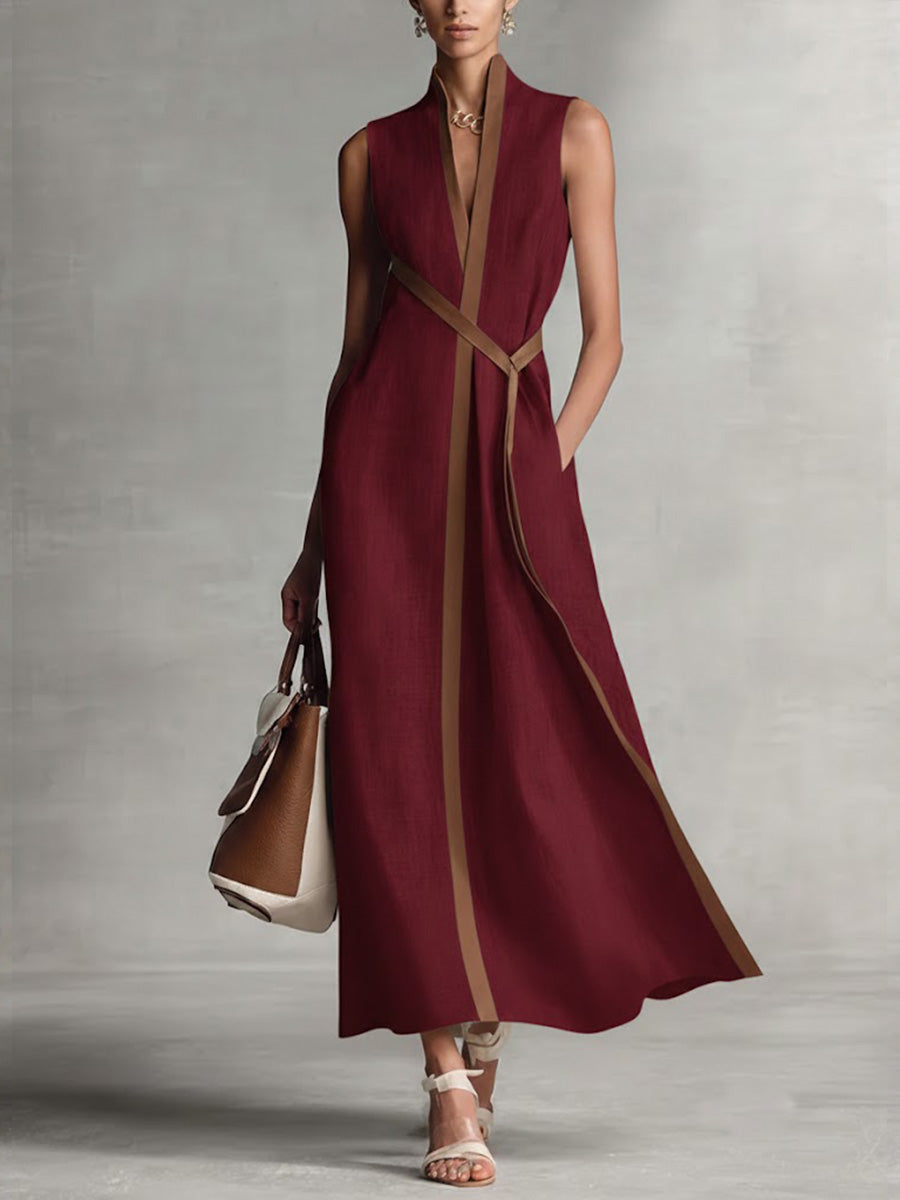 Elira | Flattering Sleeveless Maxi Dress