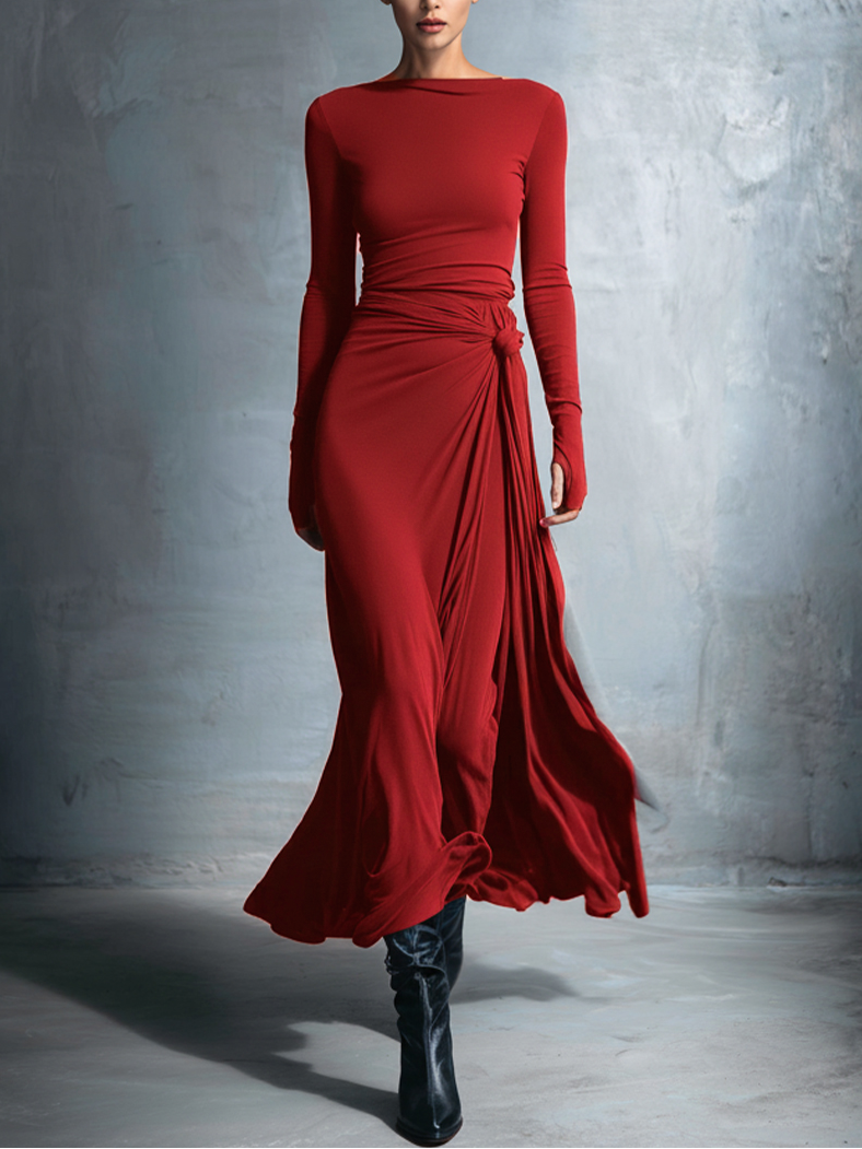 Ashley | Flattering Knot Maxi Dress