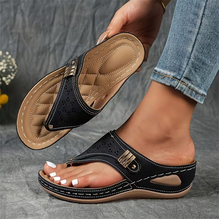 Nadine | Orthopedic Wedge Flip Sandal