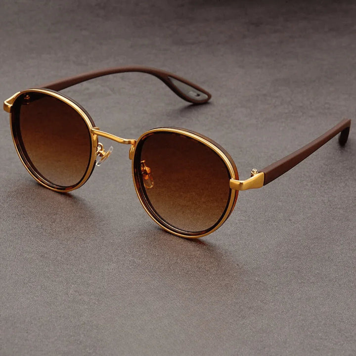 Lennox | Retro Round Polarized Sunglasses