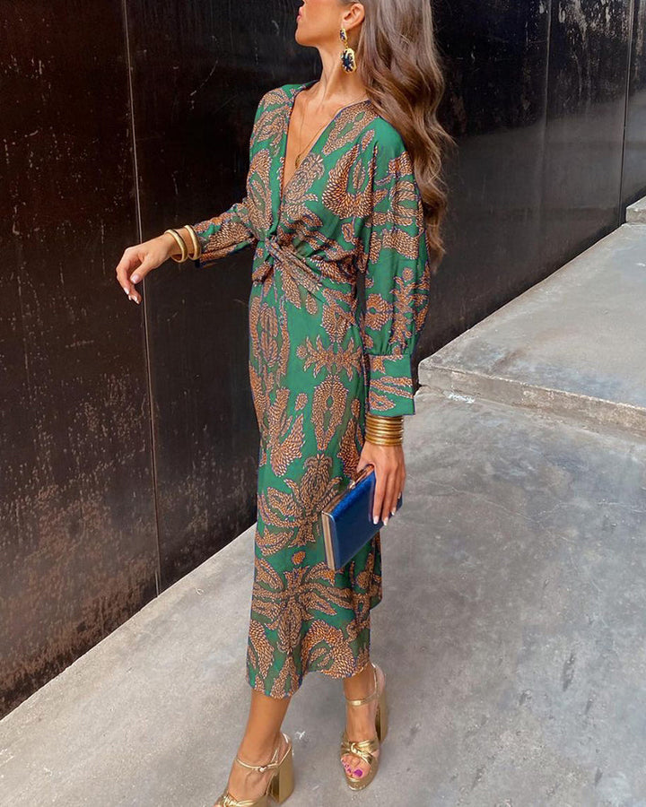Whitney | Elegant Maxi Wedding Guest Dress