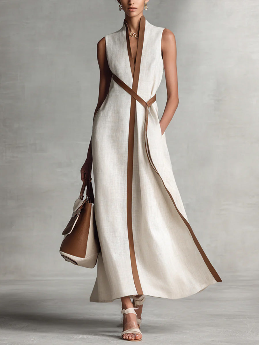 Elira | Flattering Sleeveless Maxi Dress