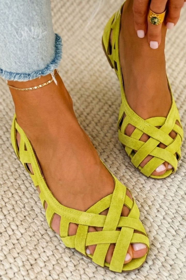 Lorraine | Woven Flat Sandal