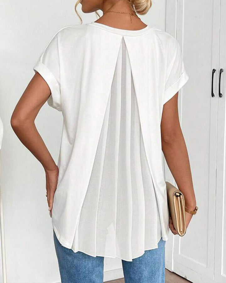 Elira | Breathable Flowy V-Neck Top
