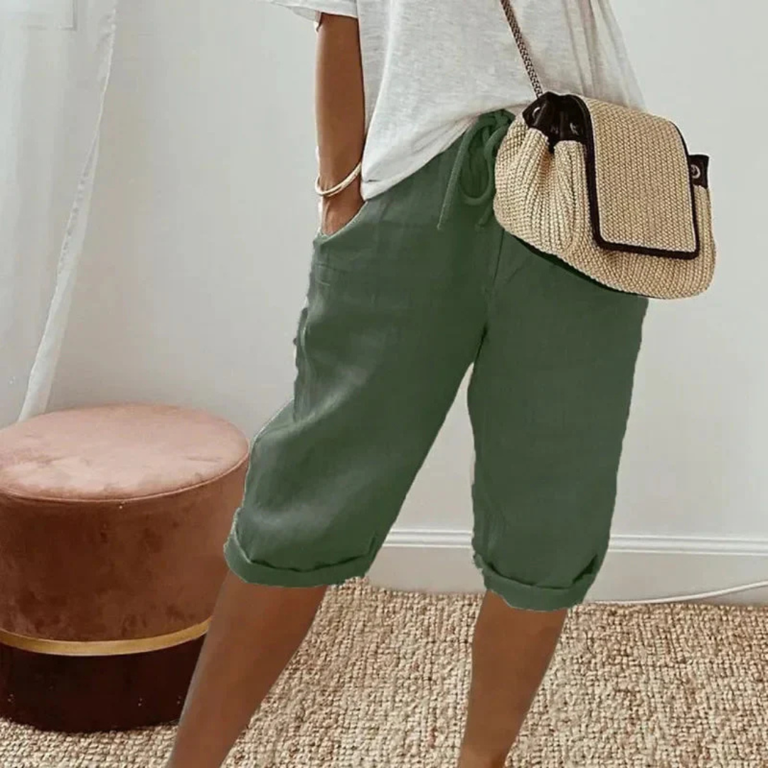 Sabrina | Tailored Capri Shorts