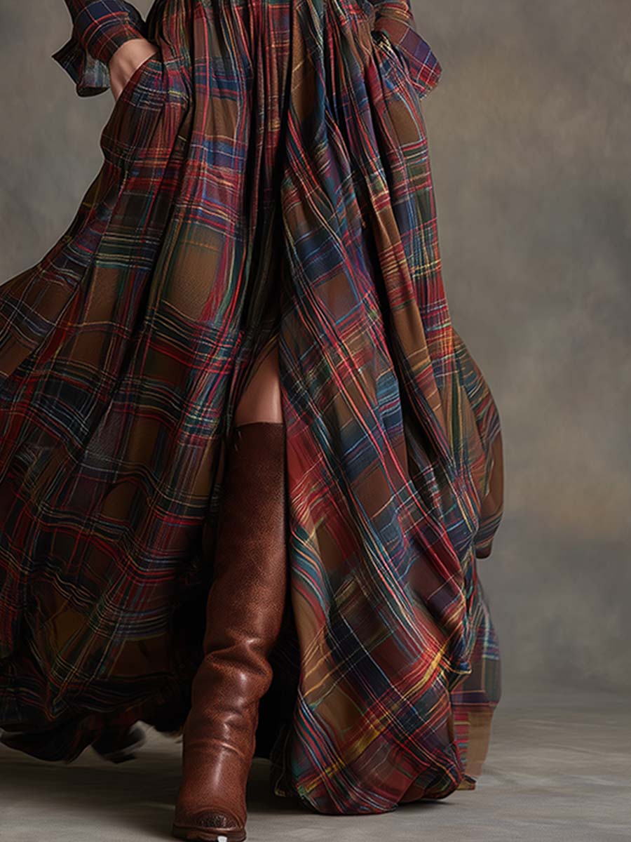 Harriet | Elegant Belted Shirt Dress