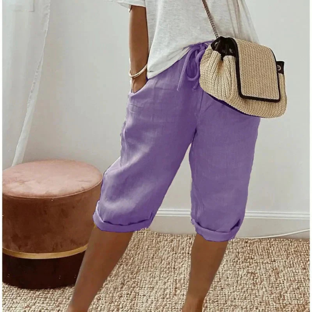 Sabrina | Tailored Capri Shorts