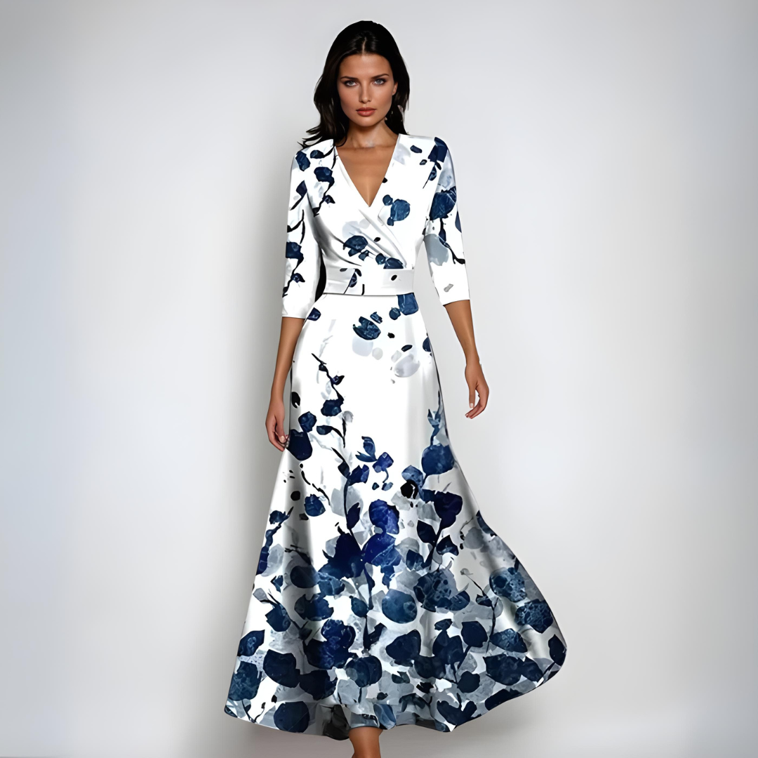 Joyce | Bold Floral Occasion Maxi Dress