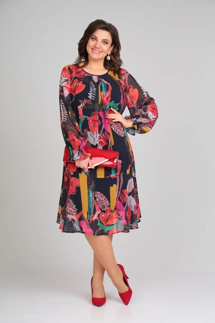 Ismay | Elegant Floral Dress