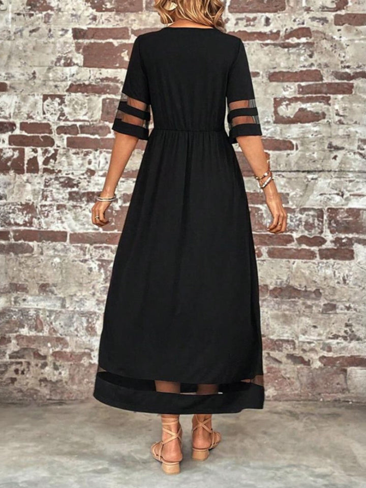 Esme | Flattering Midi Dress with Sleeve Detail
