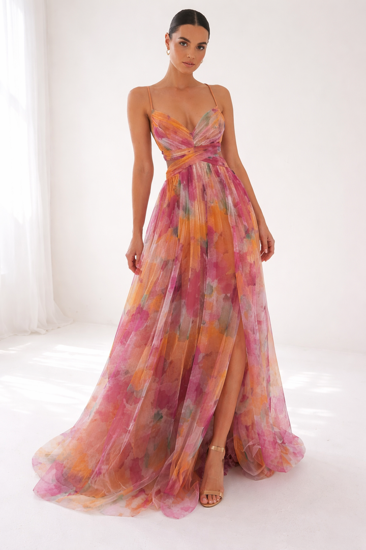 Winifred | Flattering Floral Maxi Dress
