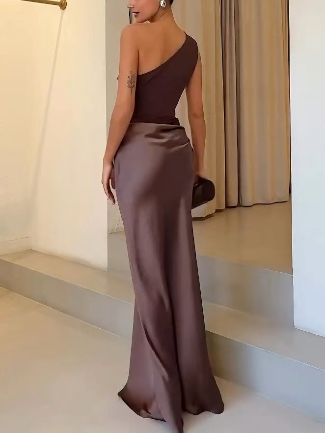 Helena | One-Shoulder Evening Maxi Dress