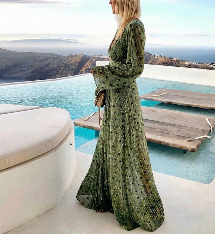 Ottilie | Flowing Bohemian Maxi Dress