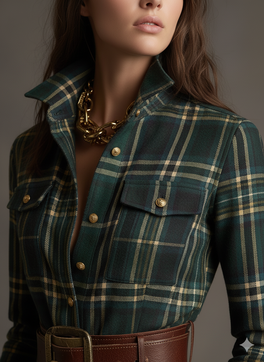 Harriet | Elegant Belted Shirt Dress