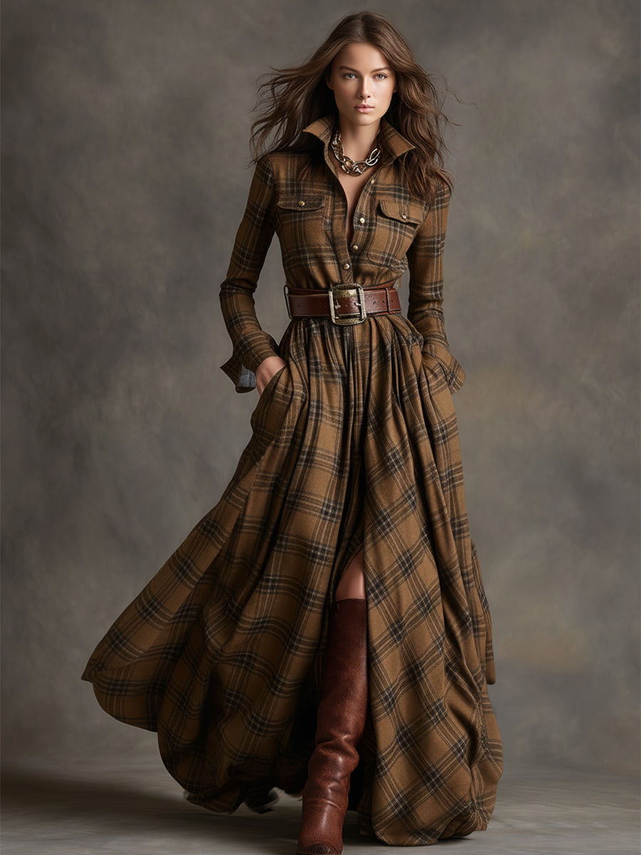 Harriet | Elegant Belted Shirt Dress