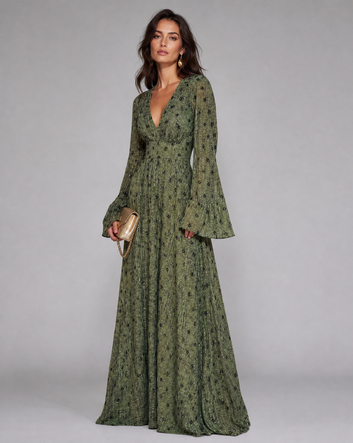 Ottilie | Flowing Bohemian Maxi Dress