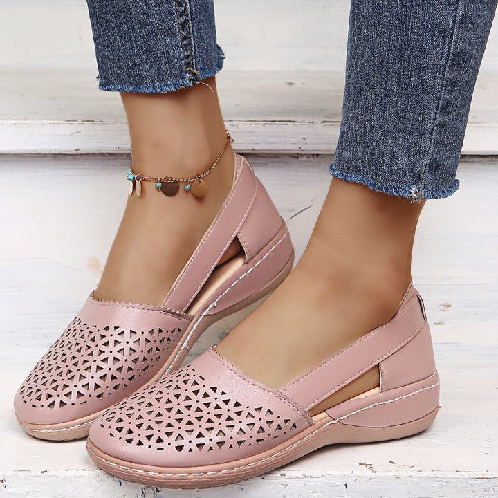Ingrid | Cutout Wedge Sandal