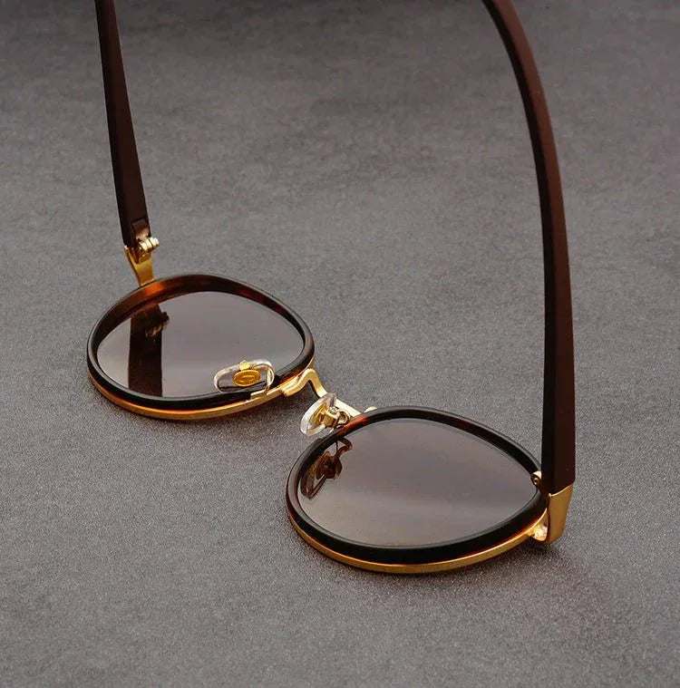 Lennox | Retro Round Polarized Sunglasses