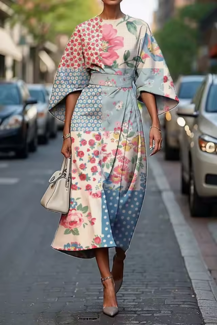Evelina | Elegant Floral Dress