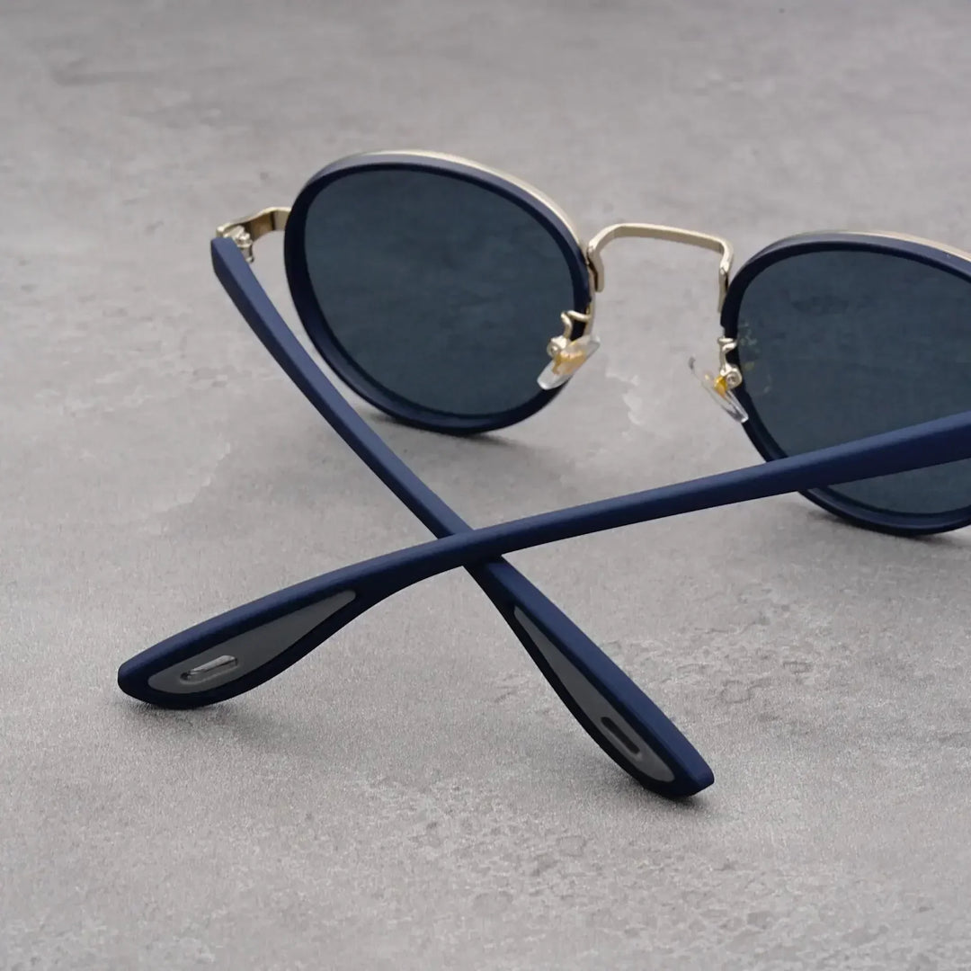 Lennox | Retro Round Polarized Sunglasses