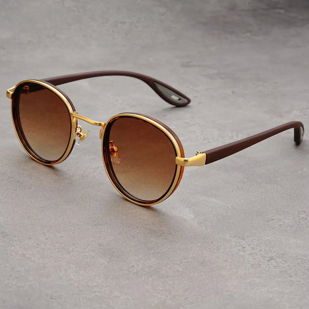 Lennox | Retro Round Polarized Sunglasses