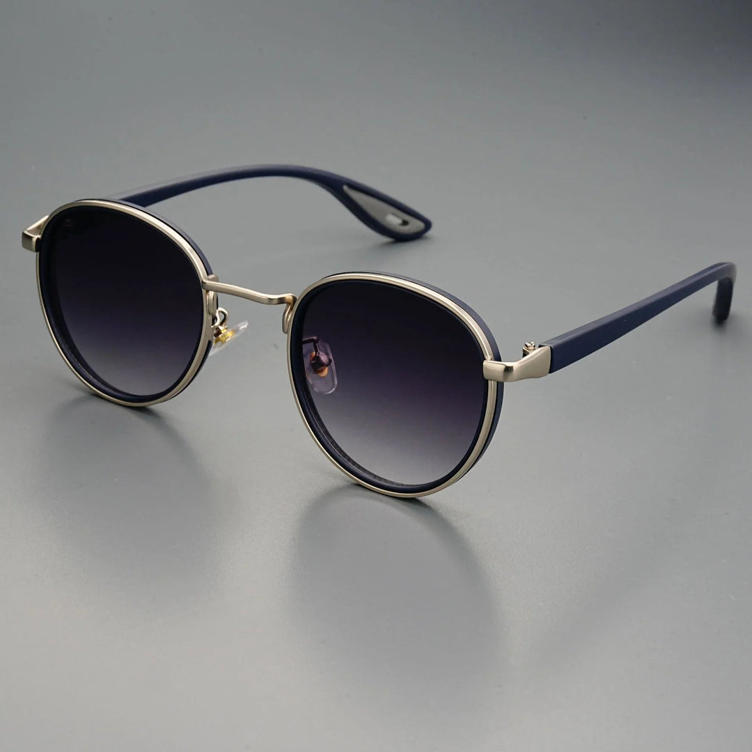 Lennox | Retro Round Polarized Sunglasses