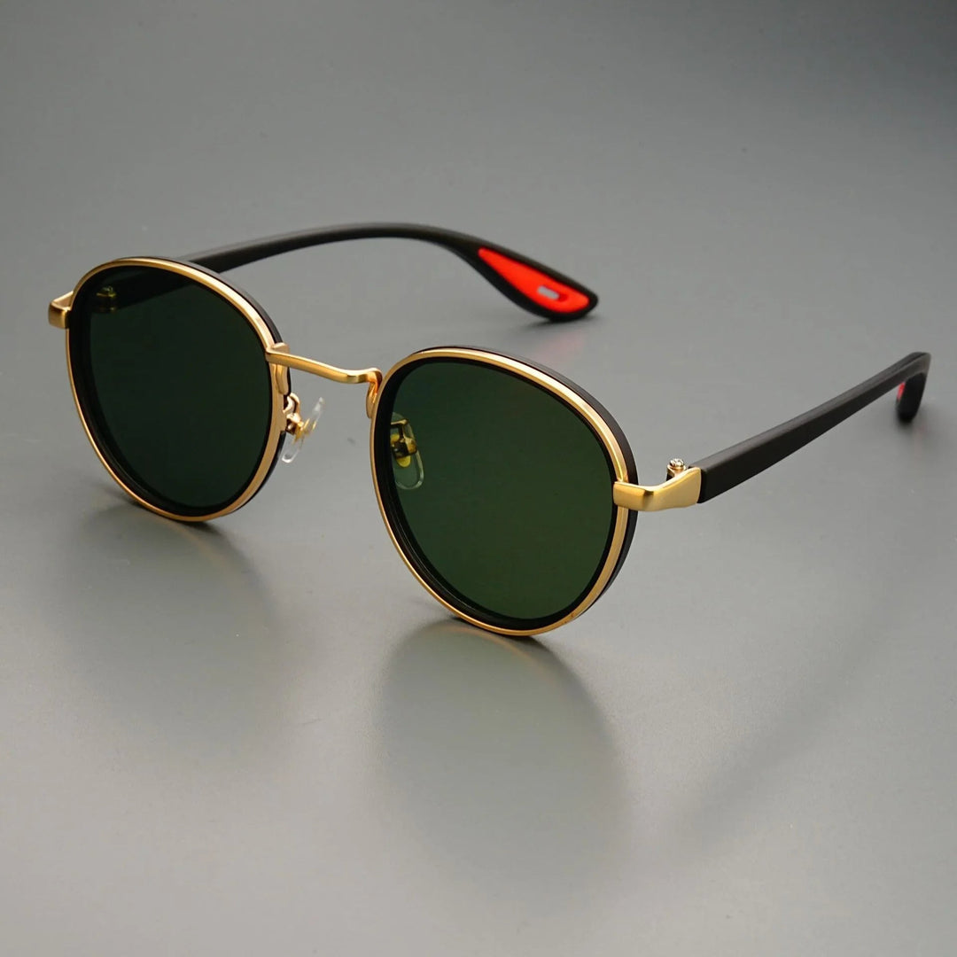 Lennox | Retro Round Polarized Sunglasses