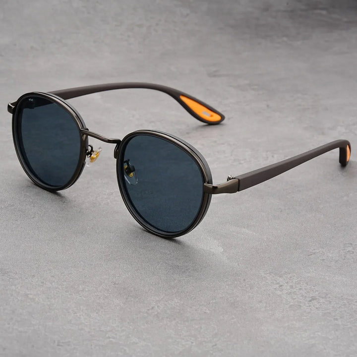 Lennox | Retro Round Polarized Sunglasses