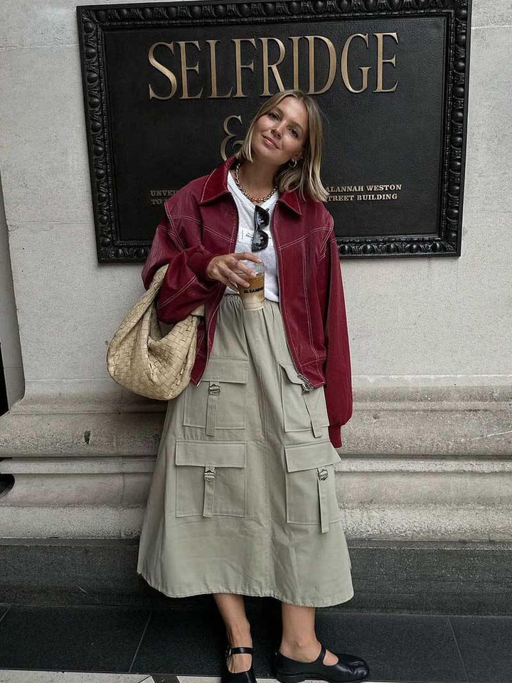 Fay | Oversized Bomber Jacket