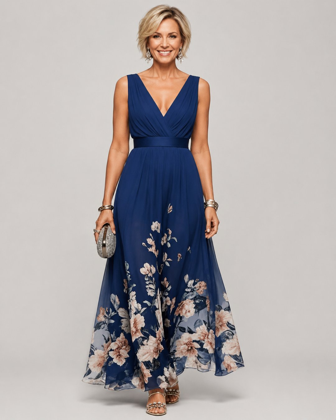 Seraphine | Sleeveless A Maxi Dress