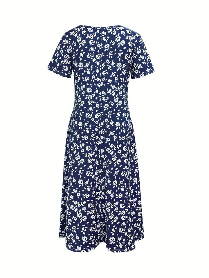 Seline | Elegant Floral Dress