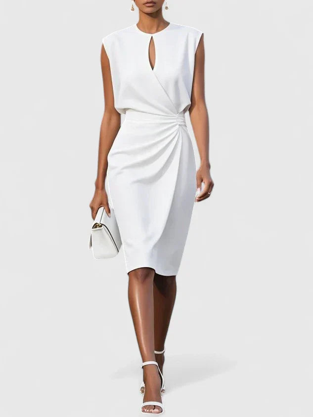 Lisandrah | Sophisticated Midi Wedding Guest Dress