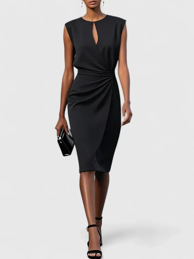 Lisandrah | Sophisticated Midi Wedding Guest Dress