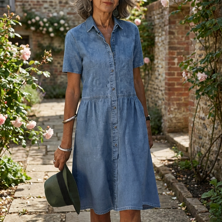 Deborah | Relaxed Denim Midi Dress