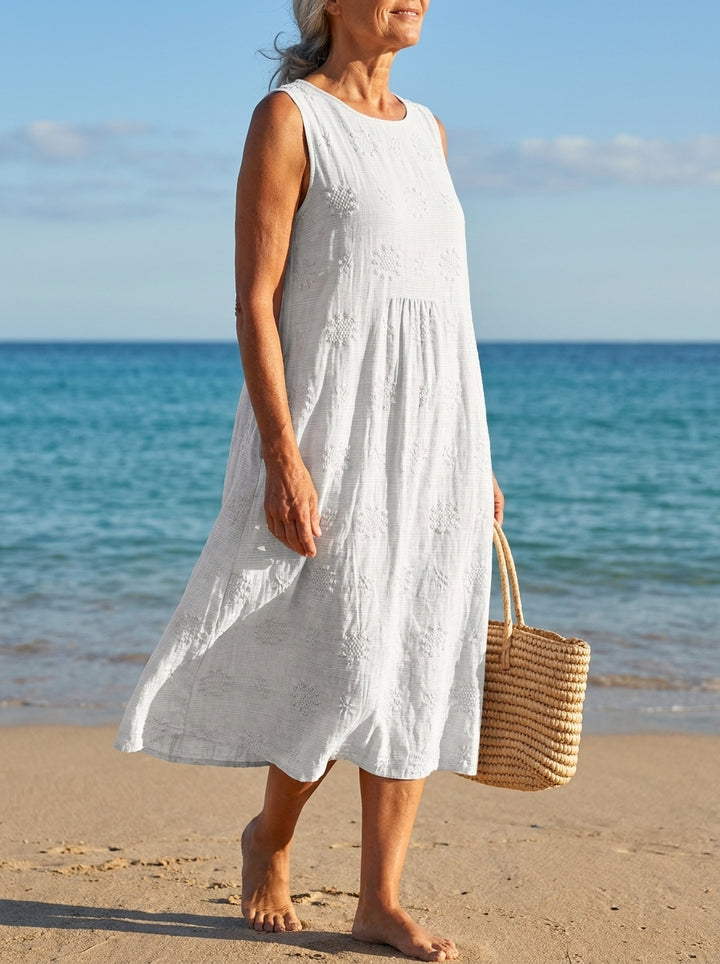Tilda | Embroidered Midi Dress