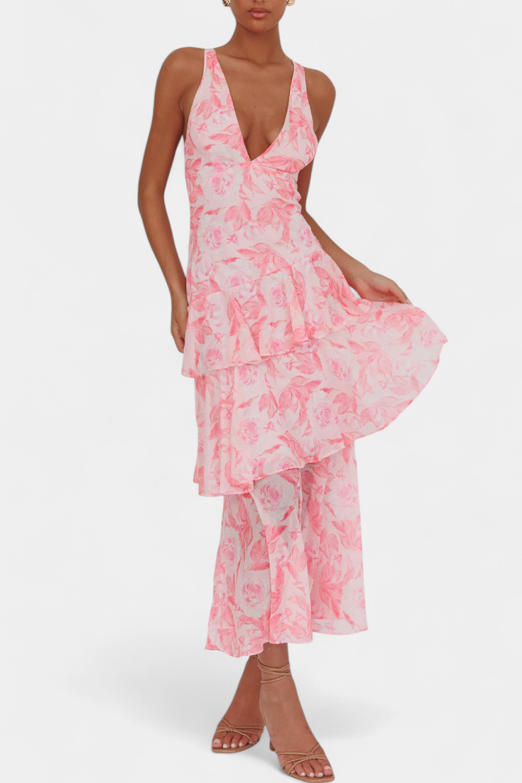 Giulia | Classic V-Neck Dress
