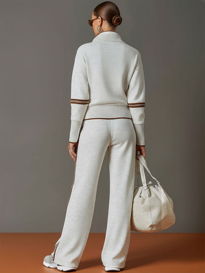 Wilda | Elegant Half-Zip Lounge Set
