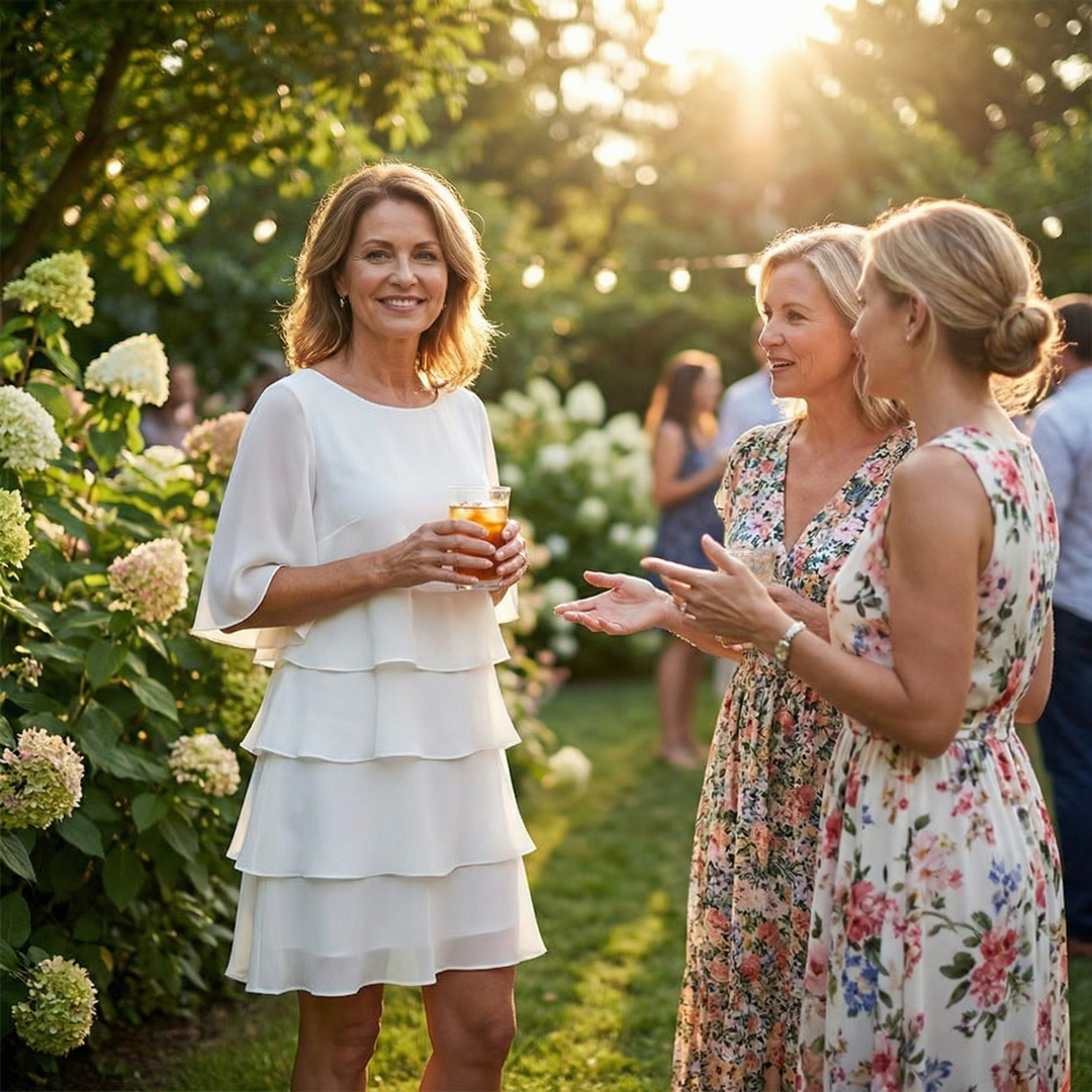 Florence | Elegant Layered Ruffle Dress