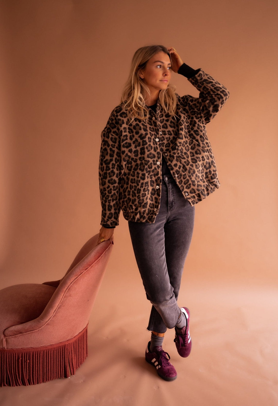 Charlotte | Stylish Leopard Print Jacket
