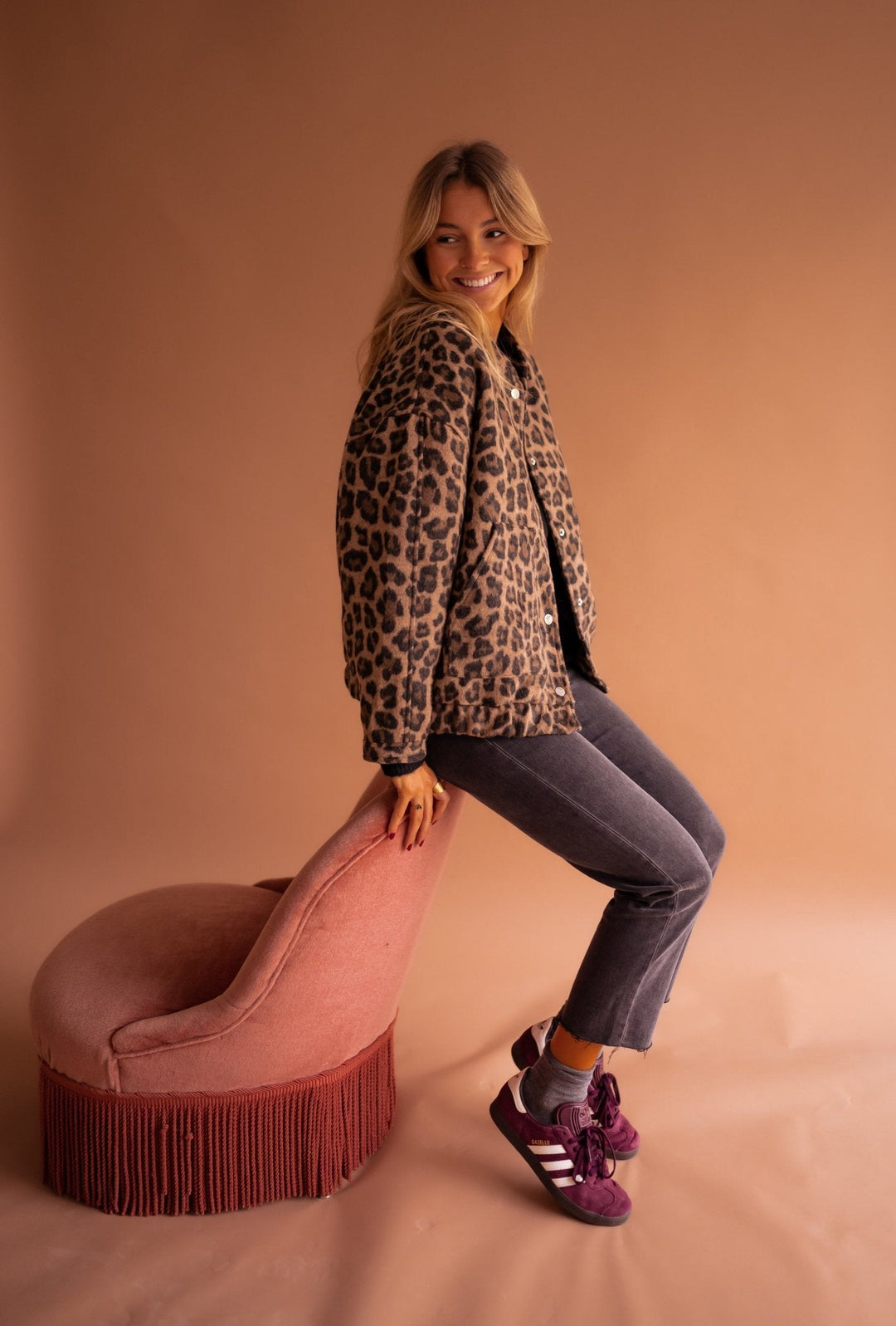 Charlotte | Stylish Leopard Print Jacket