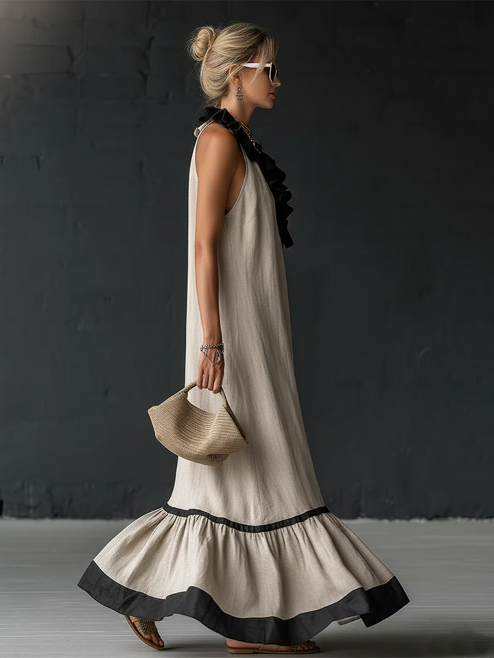 Lola | Ruffled Flattering Maxi Dress