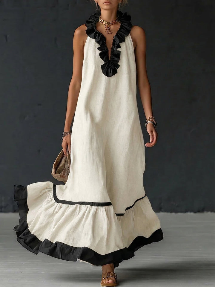 Lola | Ruffled Flattering Maxi Dress