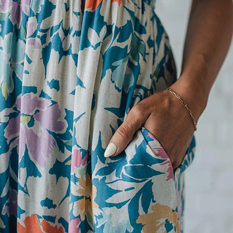 Catherine | Elegant Floral Maxi Dress