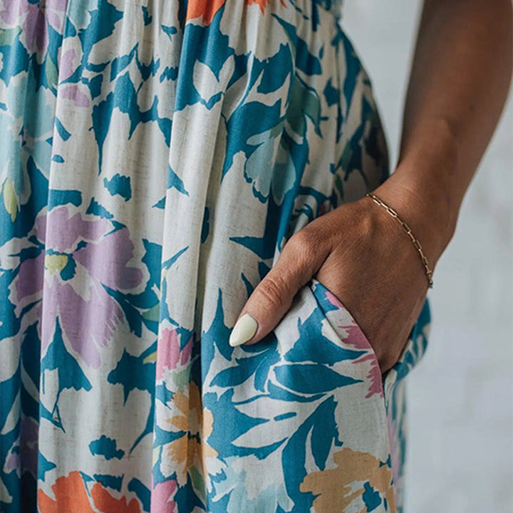 Catherine | Elegant Floral Maxi Dress