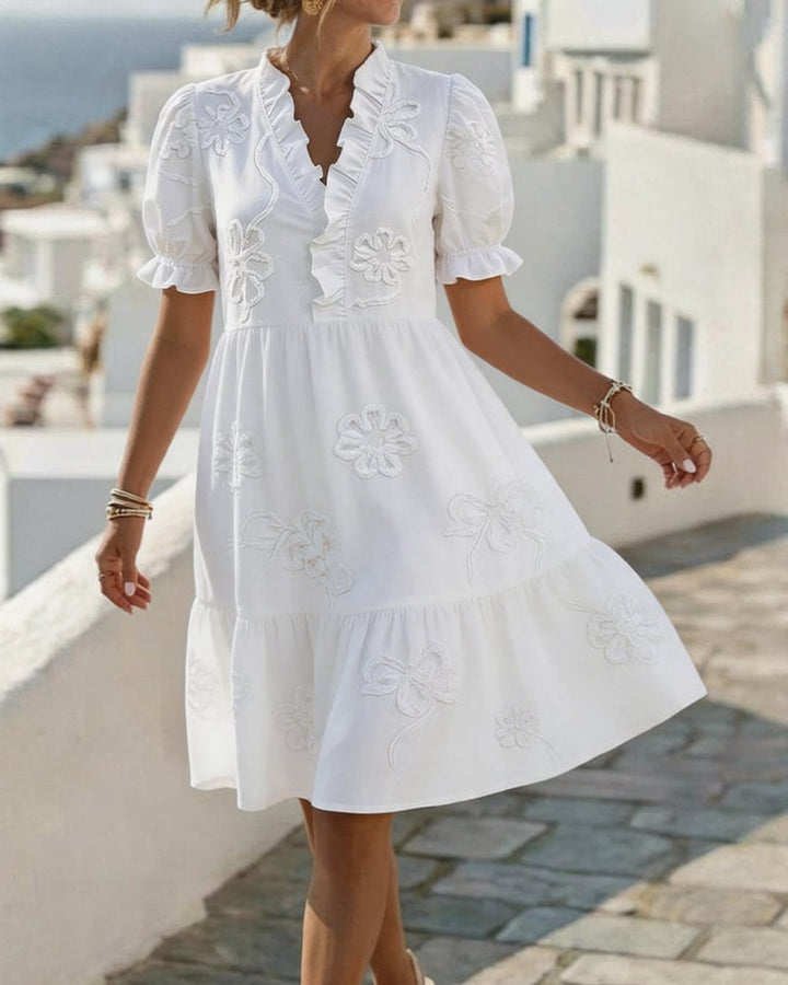 Bronwen | Puff Sleeve Mini Dress